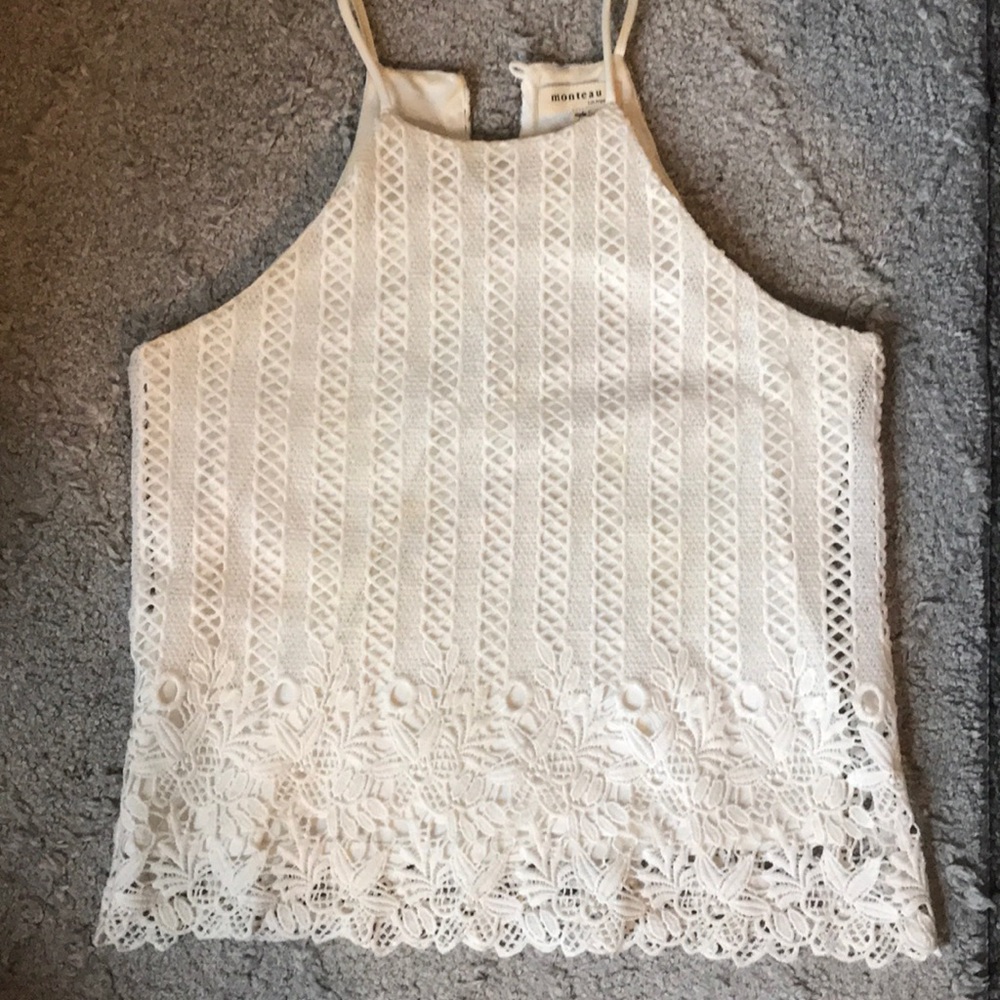 White lace top